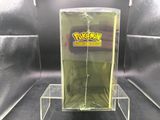 a clear box with a yellow pokemon logo on it