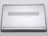 the bottom of a laptop with the bottom panel removed