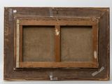 an old picture frame with a window in the middle of it