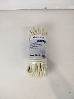 un gros plan d'une corde blanche sur une surface blanche
