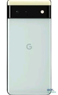un gros plan sur l'arrière d'un Google Pixel blanc et noir