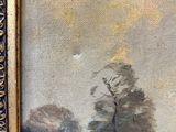 an image of a painting of cows grazing in a field