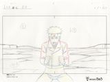 dessin représentant un homme en chemise blanche tenant un livre