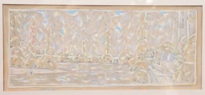 a picture of a painting hanging on a wall
