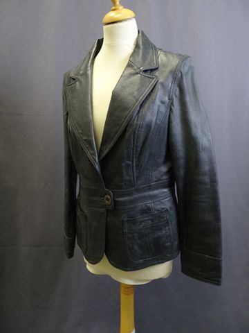 M&Co   Manteau en simili cuir femme. Taille : 38 à vue