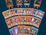 a picture of a collection of card games on a blue background