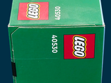 a green box that has a lego logo on it