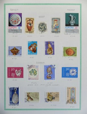 TIMBRE-POSTE - EUROPA - OBL - Années 1956 à 1984 quasi compl…