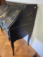 Bureau de pente en bois noirci et verni européen à décor noi… (photo 4)