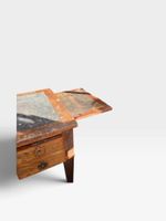 Bureau plat à caissons en acajou et placage d'acajou, le pla… (photo 5)