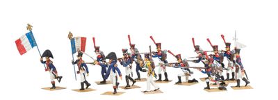 Stadden. 1er Empire. Infanterie de Ligne au feu.