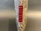 a book that has a red cover on it