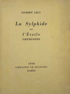 an old book with a black and white title on it