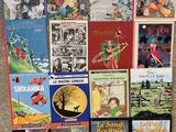 many children ' s books on display on the floor