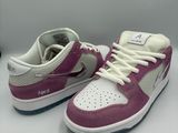 purple and white nike air force high top sneakers