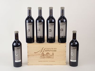 BORDEAUX - 1 CBO, 6 bouteilles, Graves, Château Massereau, E…