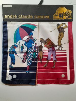 ANDRE CLAUDE CANOVA. Robrack du design "Golfeur" présentant …
