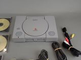 a video game system with a game controller and other accessories