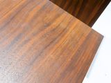 an image of a close up of a wooden table with a white background