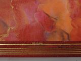 a picture of a painting on the wall of a room