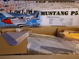 a box with a toy airplane inside of it