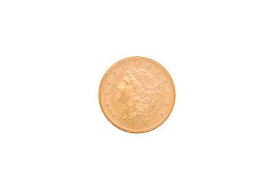 a close up of a coin on a white background