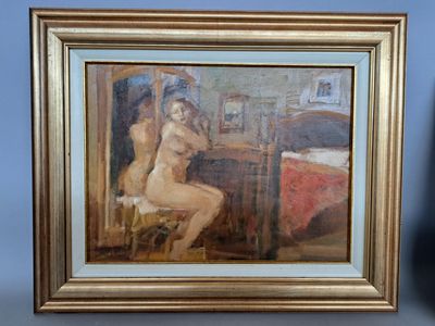 Michel CHEMIN (né en 1945) Nu assis