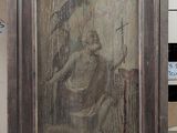 a picture of a painting on the wall of a room