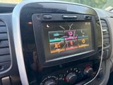 a car dashboard with a digital display on it