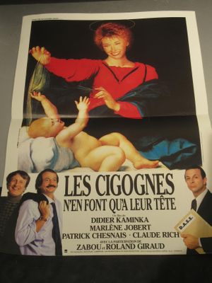 Affiche DE Cinema Les Cigognes N'EN Font QU'A Leur Tete…