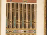 an open book with a picture of a pattern on it
