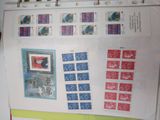 a picture of a bulletin board with a bunch of stamps on it