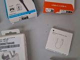 boxes of various electronic gadgets are sitting on a table