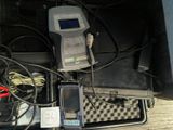 a cell phone that is sitting in a box