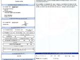 a close up of a document with a barcode on it