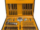 an image of a black case with silverware in it