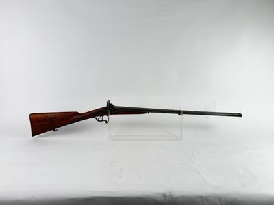 France Fusil de chasse à percussion Monture bois fut court, …