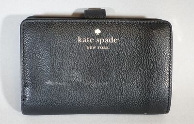 KATE SPADE Portefeuille en cuir noir