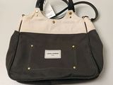 Sac à main Michael Kors en toile et cuir, avec des finitions dorées