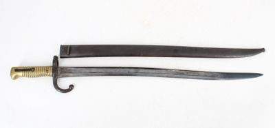 pair of old and worn swords on a white surface with a white background
