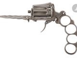 une image représentant un pistolet sur fond blanc