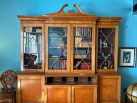 Bibliothèque formant secrétaire à 4 portes vitrées partie ha… (photo 2)