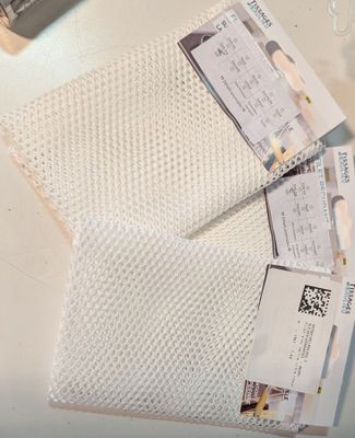 1360 / LOT DE 3 : TISSAGES DE BEAULIEU - Filet maille …