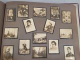 a book with a bunch of old photos on it