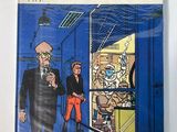 the cover of a comic book with an image of a man in a suit and tie
