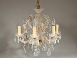 an image of a chandelier hanging from a ceiling in a room