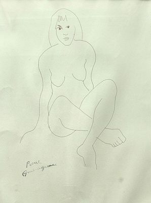 Pierre AMBROGIANI (1907-1985) Nu