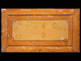 an old picture of a picture of a wooden frame with holes in it