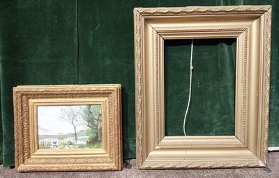 a picture of a picture and a picture frame on the floor