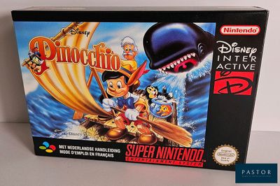 an image of a nintendo game box with a picture of a pirate on it